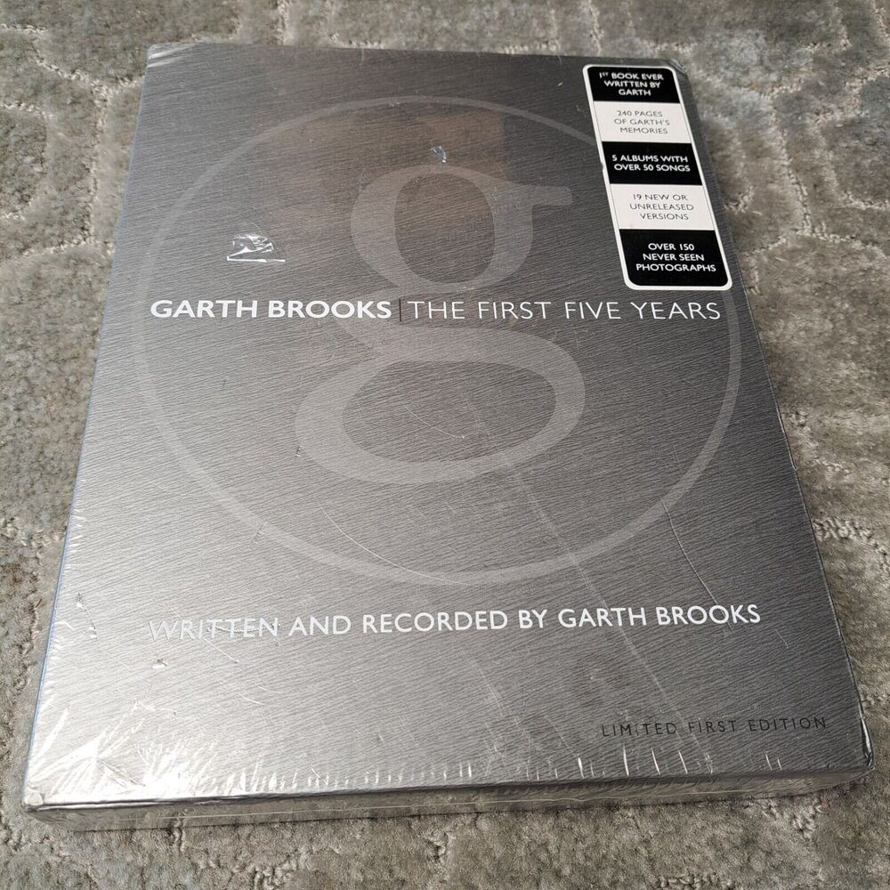 Garth Brooks sealed 5 CD box set book Anthology Part 1 The First Five Years